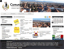 Tablet Screenshot of comune.suisio.bg.it